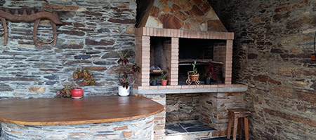 apartamentos rurales en Asturias con barbacoa y jardín